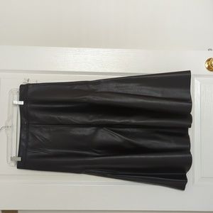 Vegan leather skirt by Banana Republic